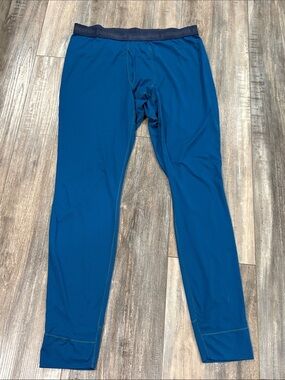 Patagonia Blue Capilene Base Layer Pants large